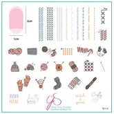 Crafty Life (CjS-114) - CJS Medium Stamping Plate
